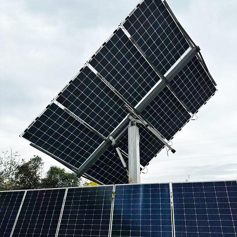 Dual Axis Solar Tracking Bracket System