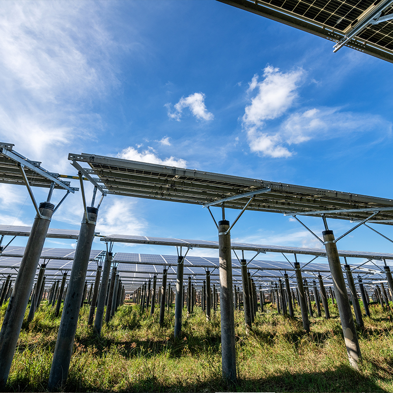 Oblique Single Axis PV Tracking System